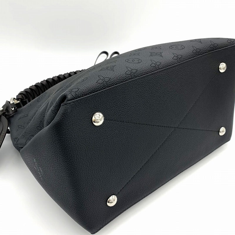 Excellent condition LOUIS VUITTON Beauvure Hobo M56073 2-way Shoulder Bag/Handbag Monogram Mahina Black Women's PRE-OWNED