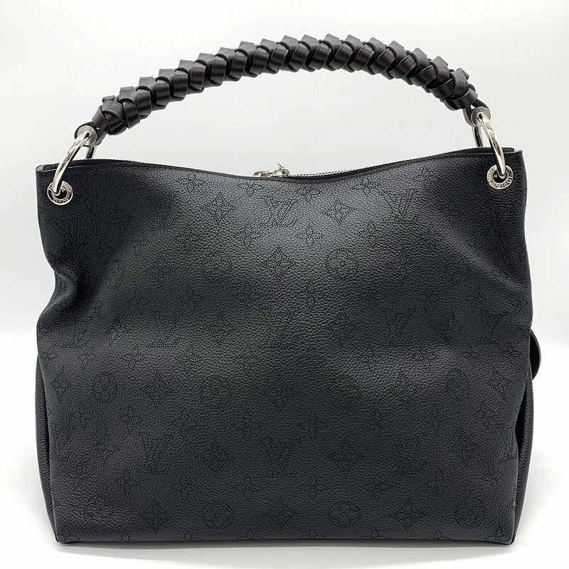 Excellent condition LOUIS VUITTON Beauvure Hobo M56073 2-way Shoulder Bag/Handbag Monogram Mahina Black Women's PRE-OWNED