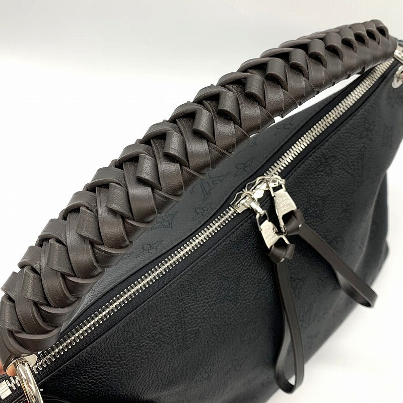 Excellent condition LOUIS VUITTON Beauvure Hobo M56073 2-way Shoulder Bag/Handbag Monogram Mahina Black Women's PRE-OWNED