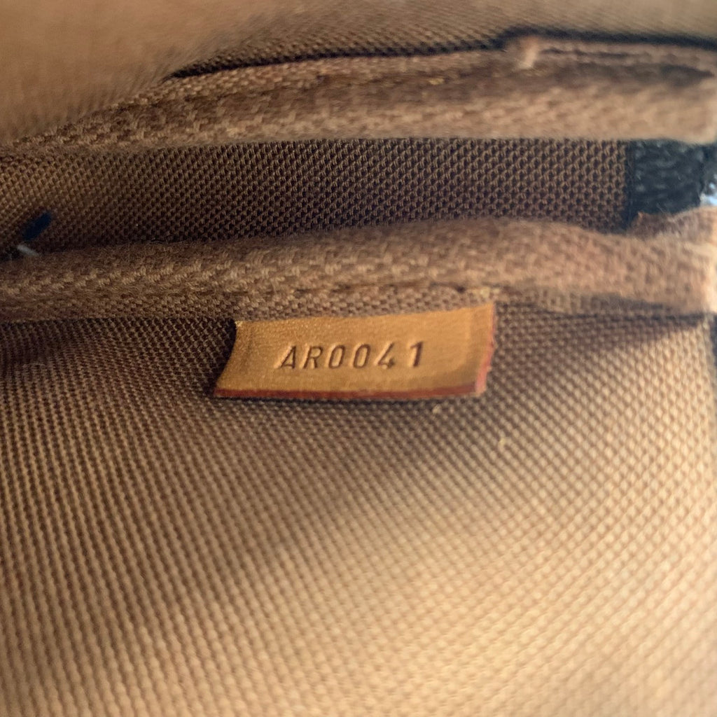 LOUIS VUITTON Graffiti Pochette Accessoires M92191 Pouch Monogram Canvas Brown Khaki Women's