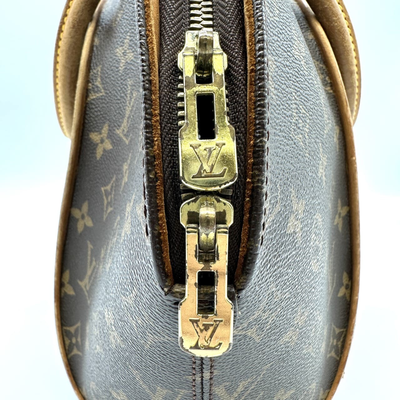 LOUIS VUITTON M51127 Ellipse PM Handbag, Monogram Brown, Women's Vintage