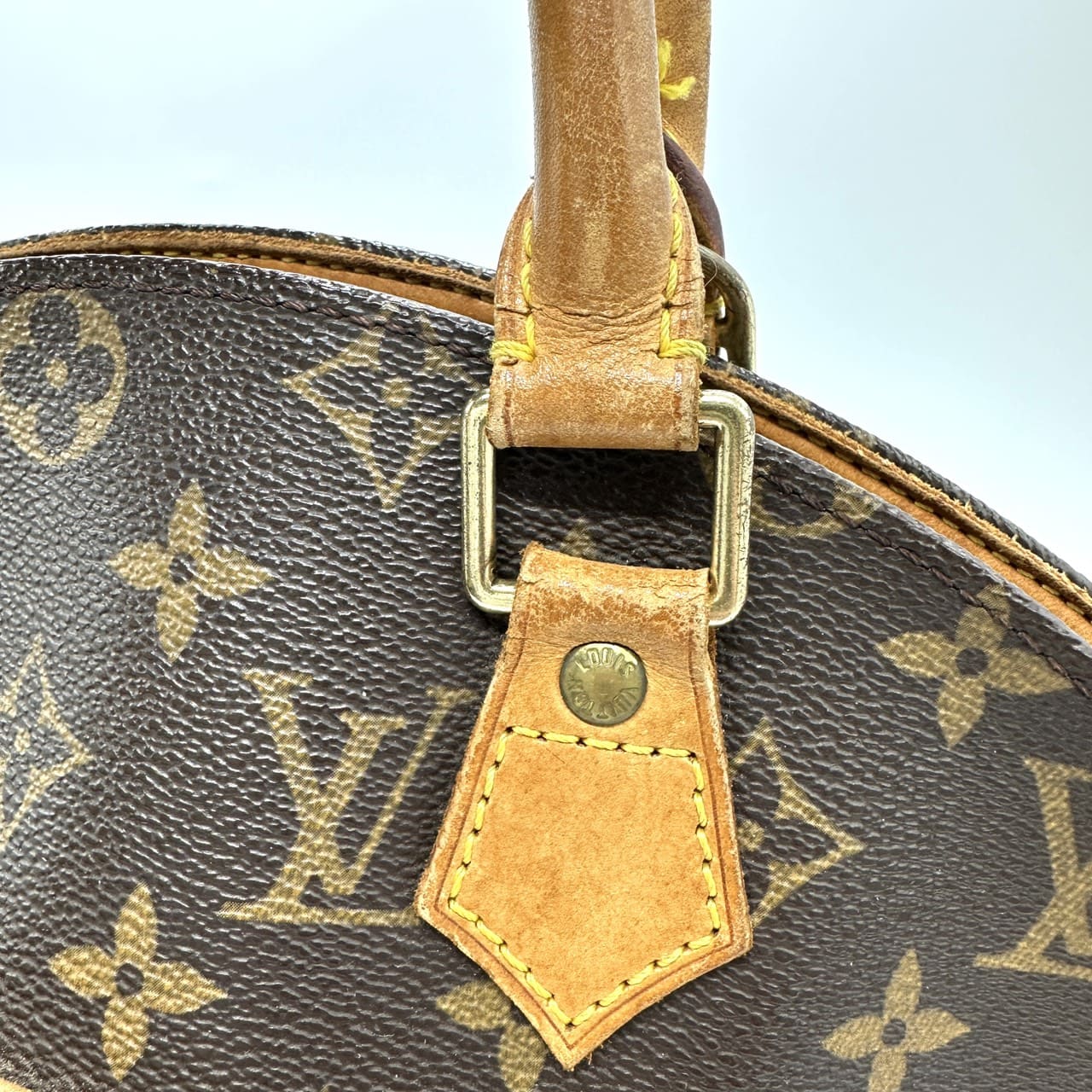 LOUIS VUITTON M51127 Ellipse PM Handbag, Monogram Brown, Women's Vintage