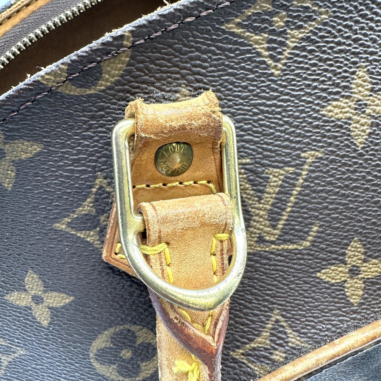 LOUIS VUITTON M51127 Ellipse PM Handbag, Monogram Brown, Women's Vintage