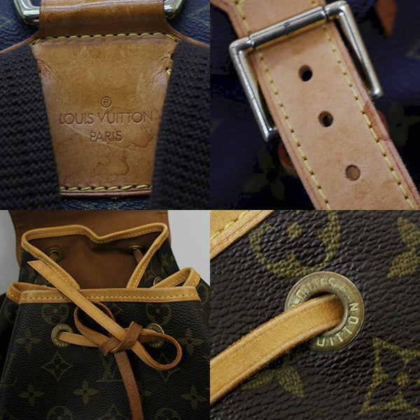 LOUIS VUITTON M51135/Monsuli Backpack/Daypack Monogram Canvas Women