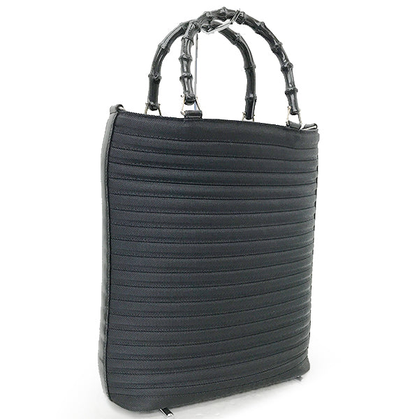 GUCCI [Gucci] 002, 1998, 0353 Bamboo Tote Bag / Nylon & Leather Bamboo Ladies