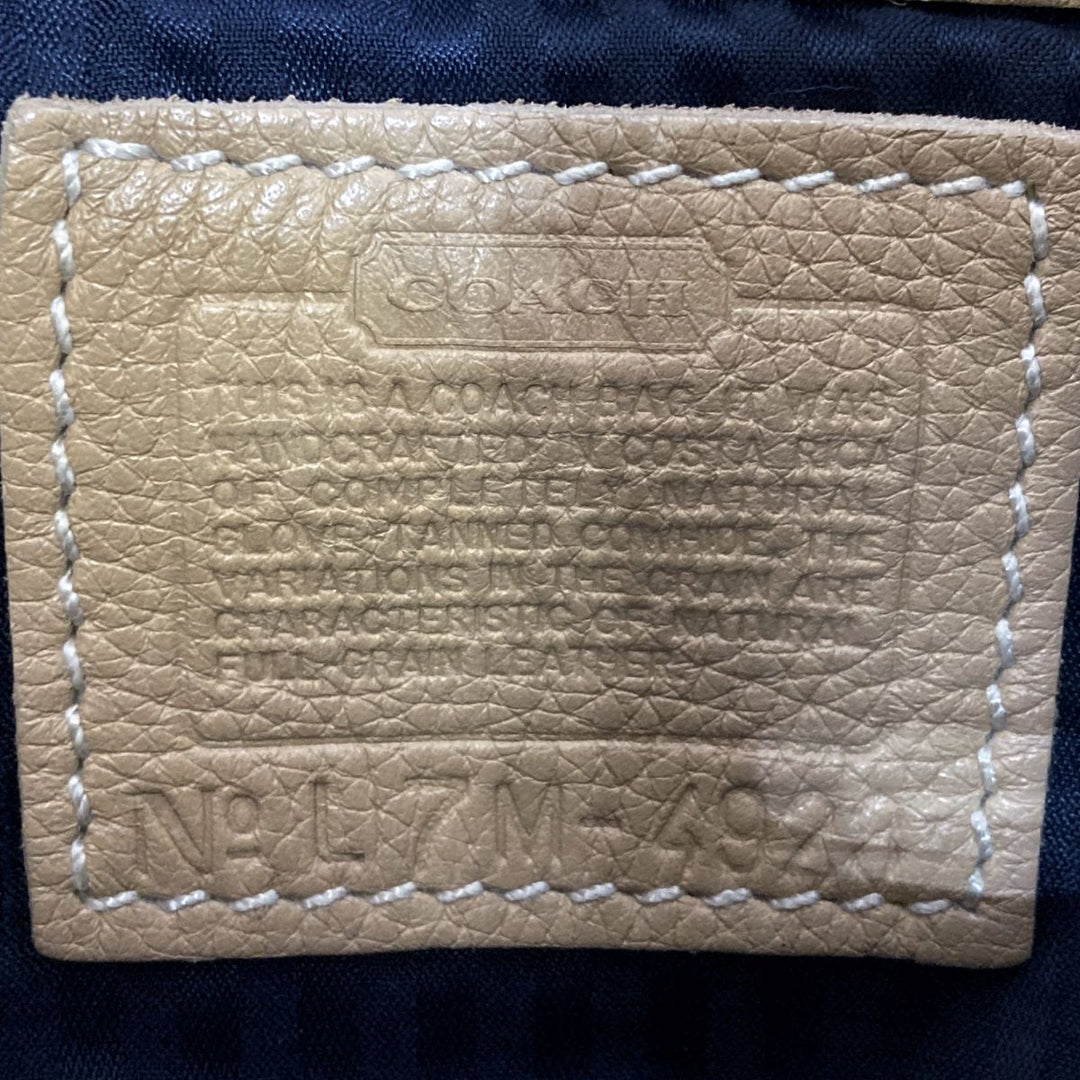 Coach Shoulder bags Leather Beige