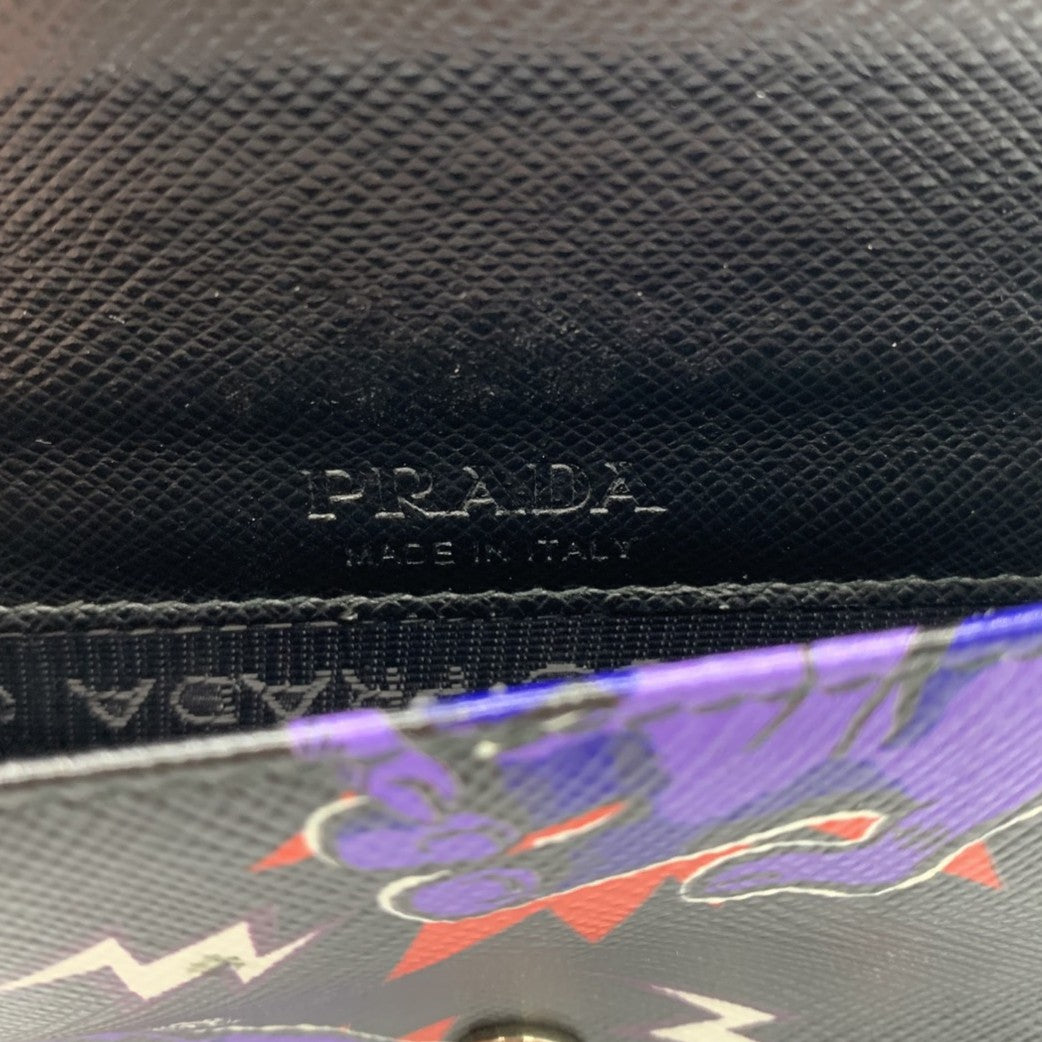 PRADA Frankenstein Sacoche Shoulder Bag in Black Leather for Men and Women