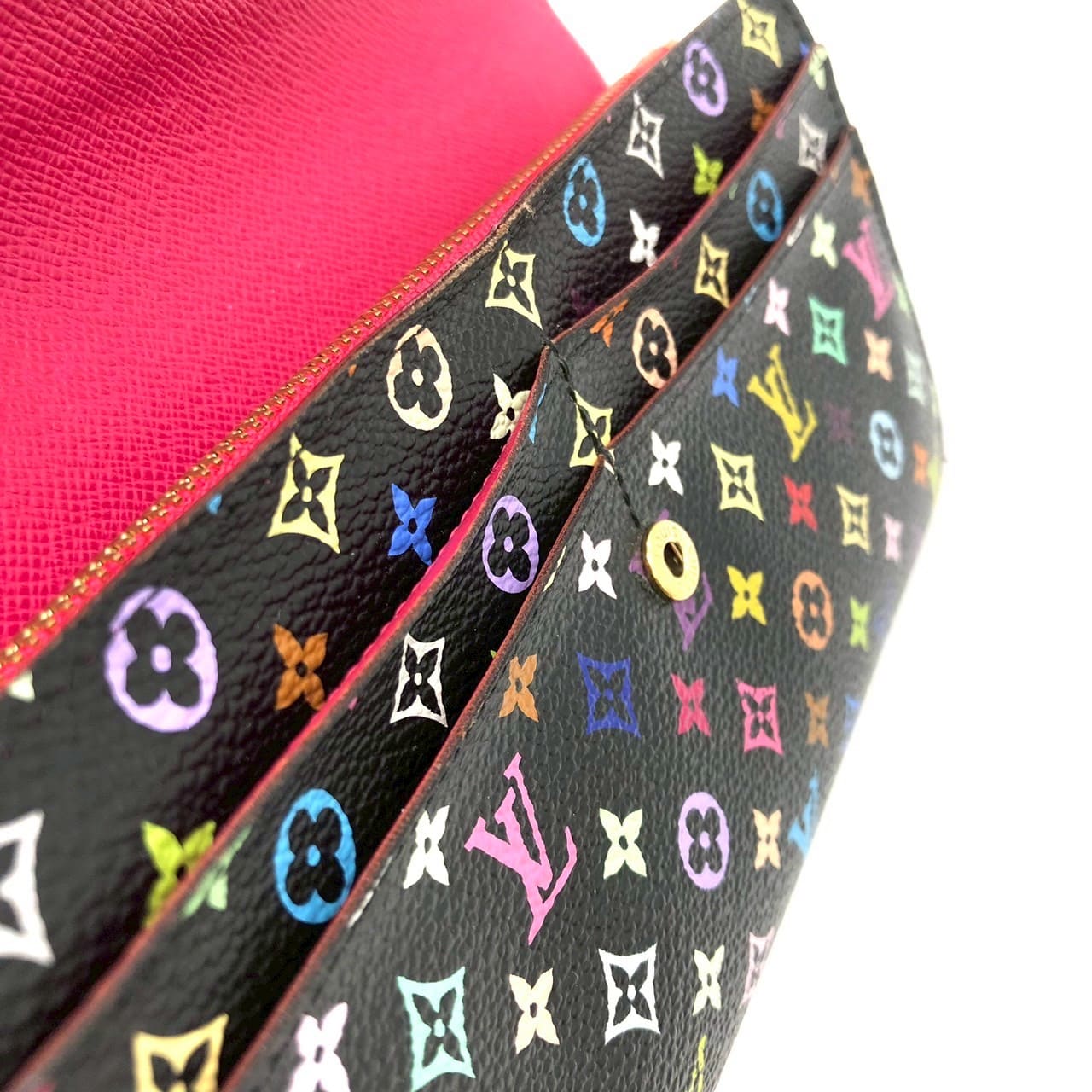 LOUIS VUITTON M93747 Portefeuille Sarah Long Wallet Monogram Multicolor Women's