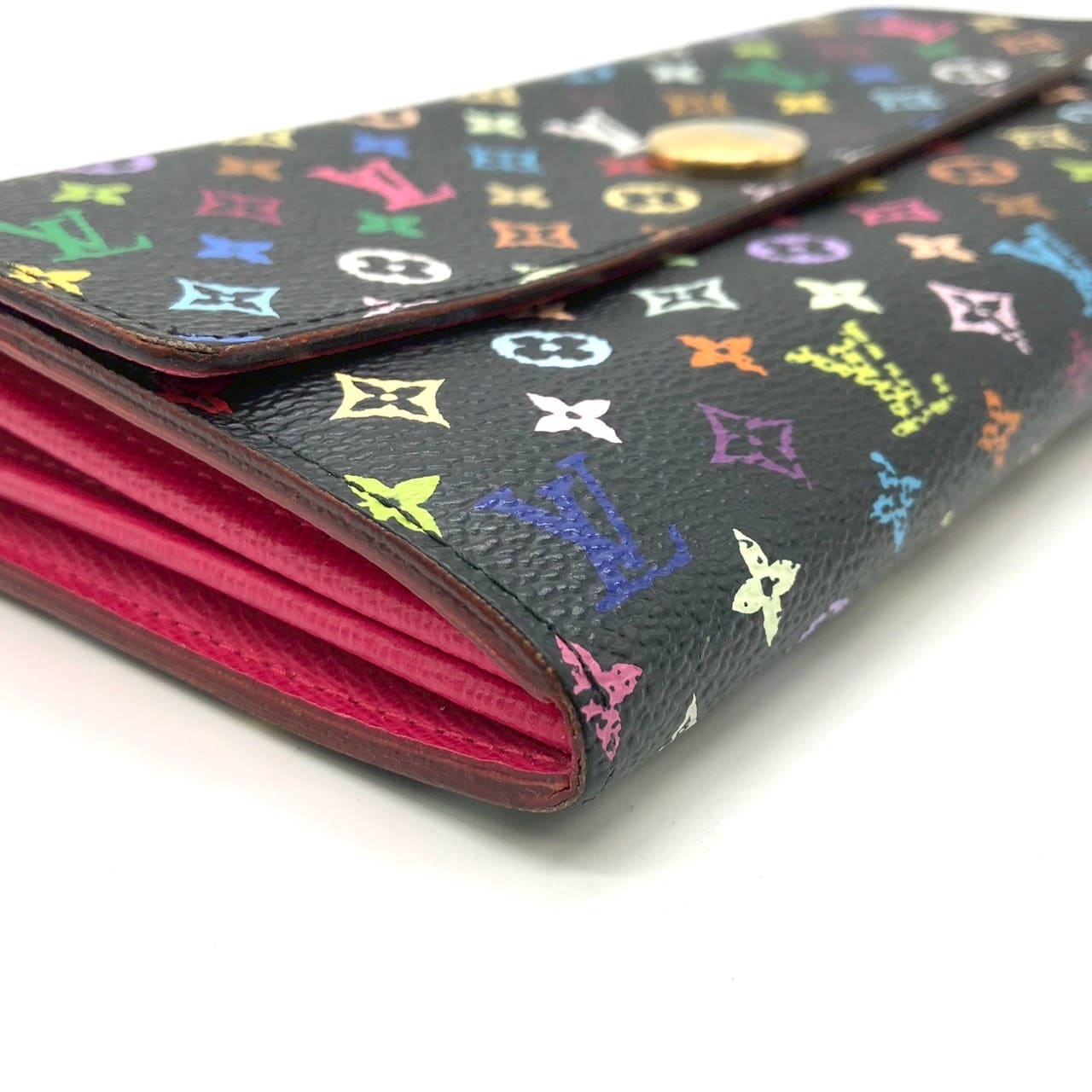 LOUIS VUITTON M93747 Portefeuille Sarah Long Wallet Monogram Multicolor Women's