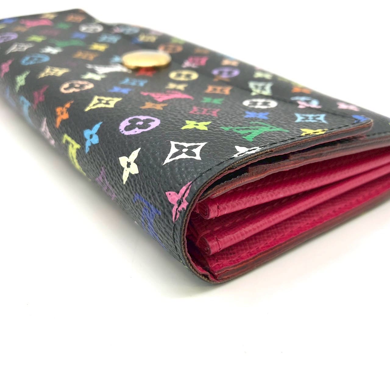 LOUIS VUITTON M93747 Portefeuille Sarah Long Wallet Monogram Multicolor Women's