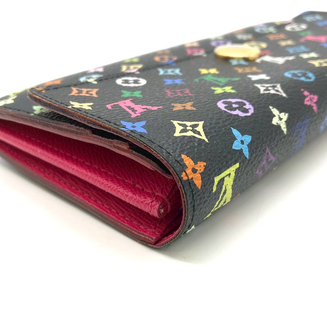 LOUIS VUITTON M93747 Portefeuille Sarah Long Wallet Monogram Multicolor Women's