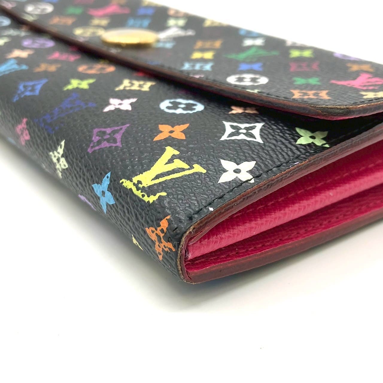 LOUIS VUITTON M93747 Portefeuille Sarah Long Wallet Monogram Multicolor Women's