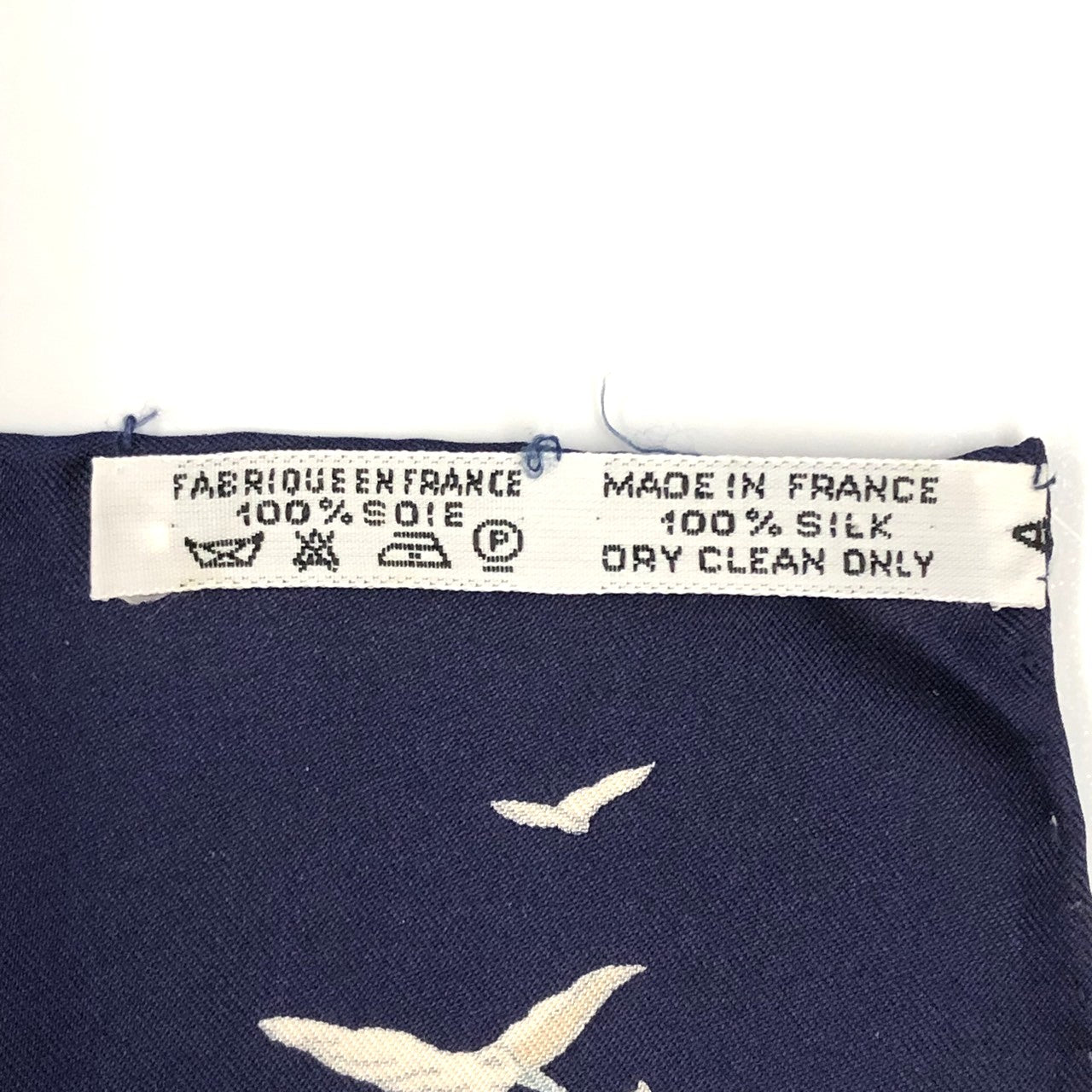 HERMES Carre 90 LATLANTIDE (Atlantis) Scarf, Silk, Navy, Women's PRE-OWNED