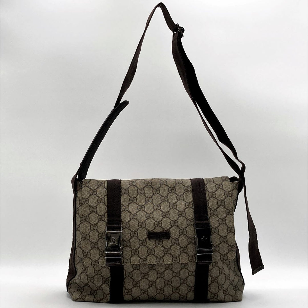Gucci 122373 Shoulder bags GG Supreme Brown