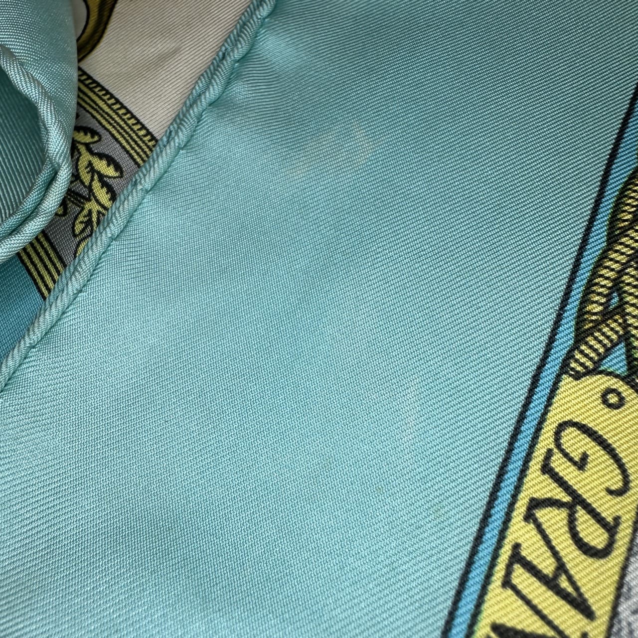 HERMES Carre 90 GRANDS ATTELAGES (Horses in Attire) Silk Scarf, Green, Women's PRE-OWNED