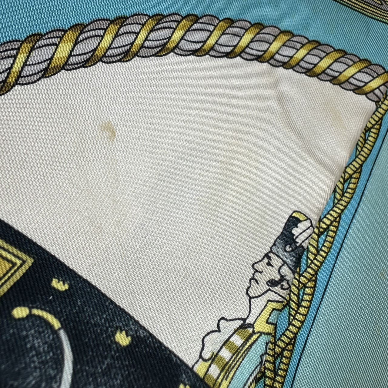 HERMES Carre 90 GRANDS ATTELAGES (Horses in Attire) Silk Scarf, Green, Women's PRE-OWNED