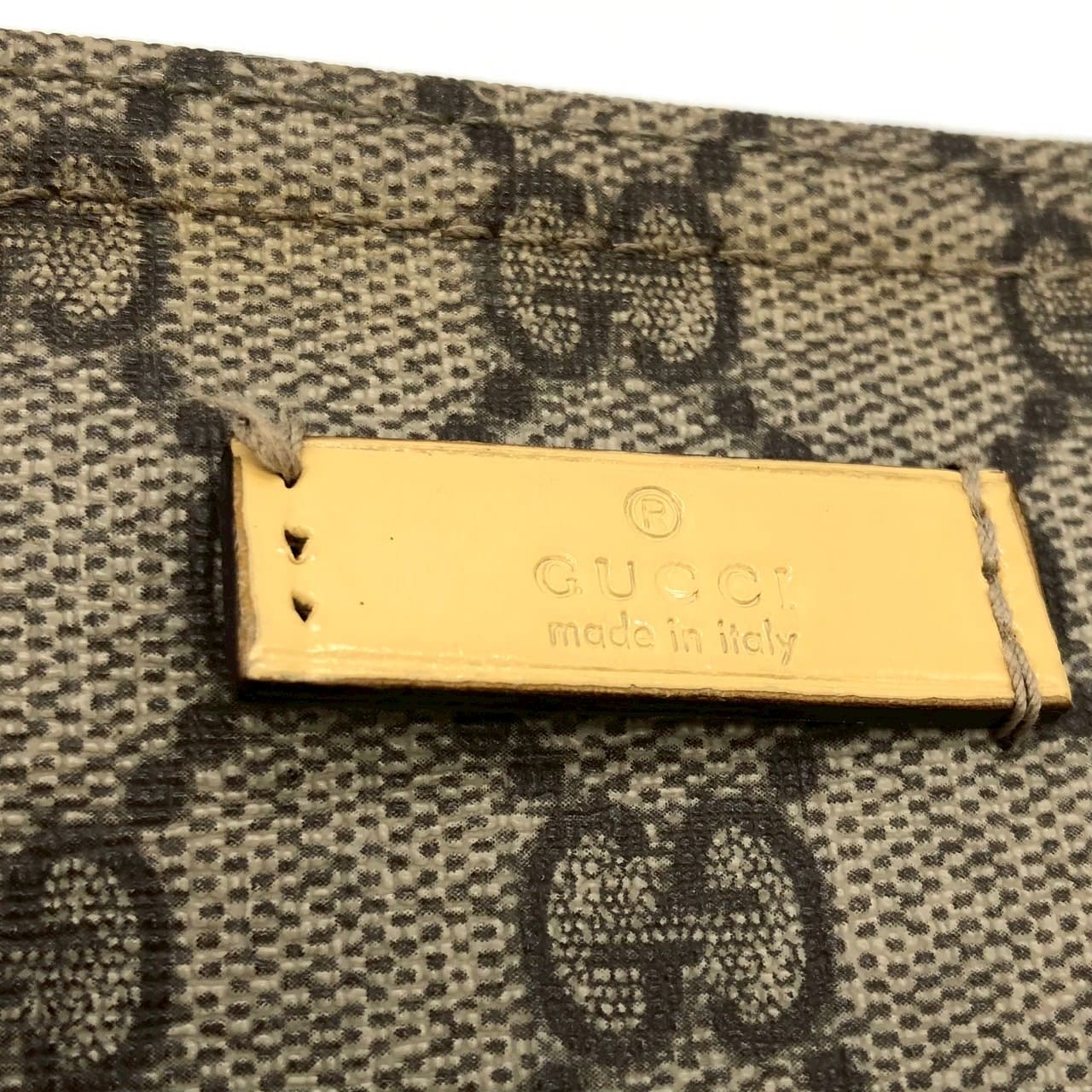 GUCCI 201446 GG Supreme Shoulder Bag, Yellow, Women's