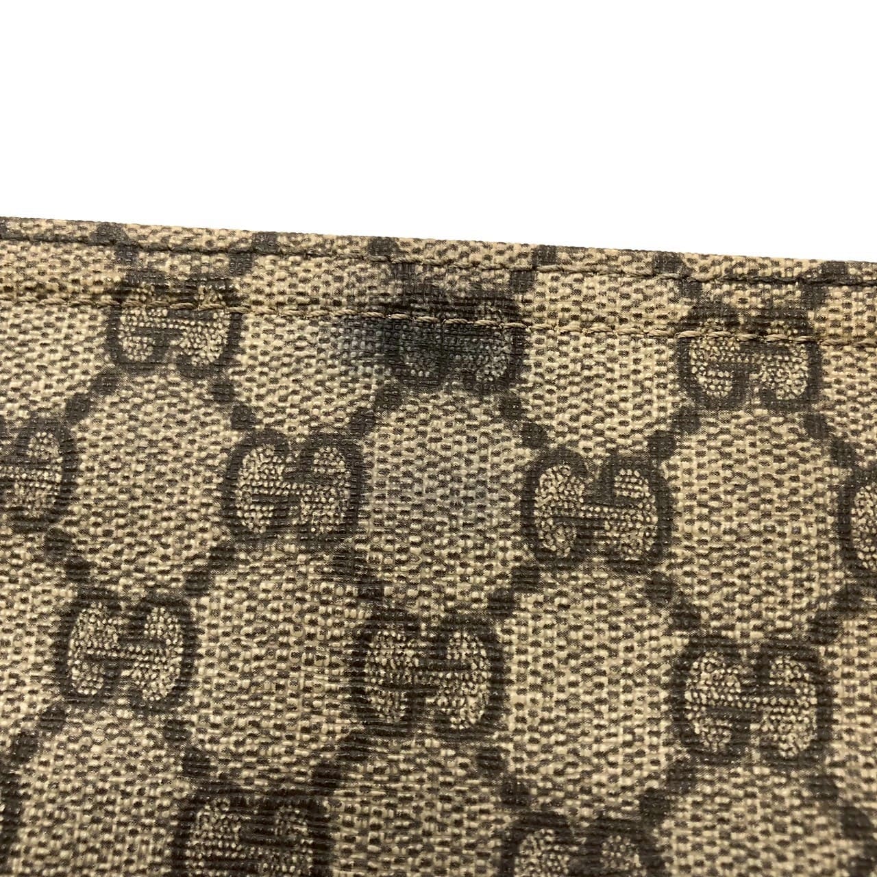 GUCCI 201446 GG Supreme Shoulder Bag, Yellow, Women's