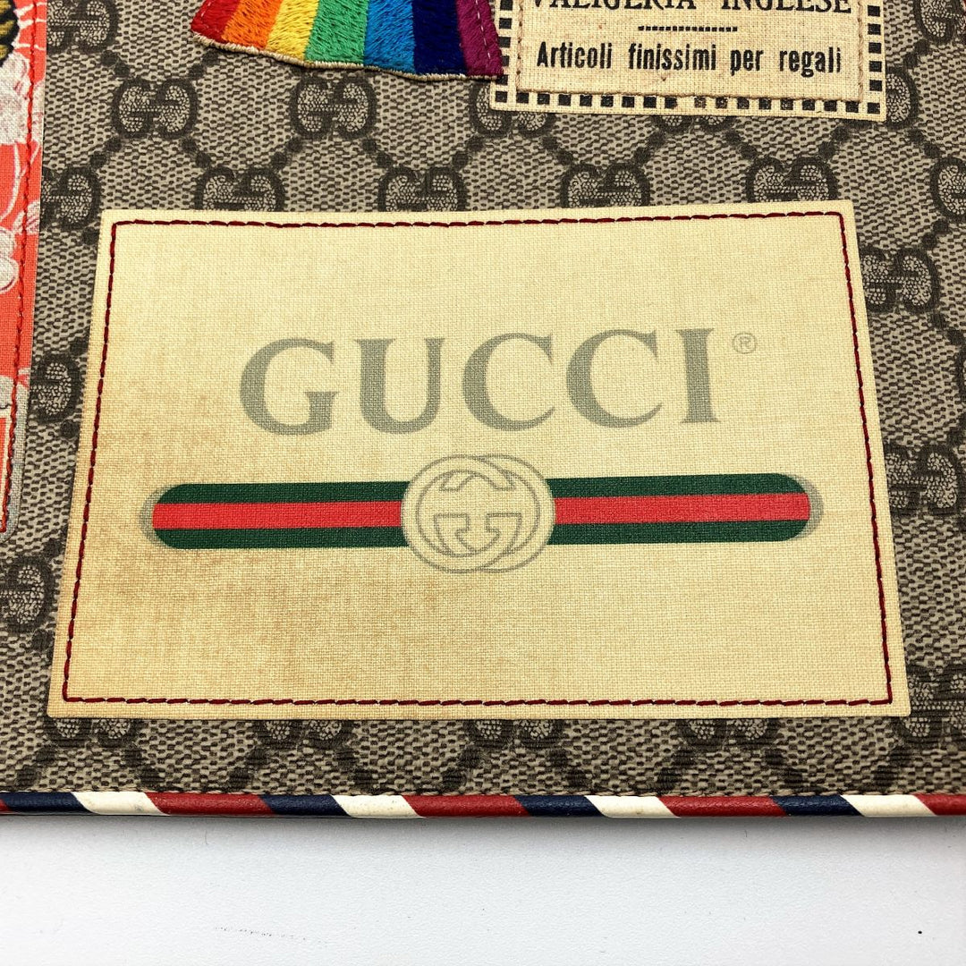 Gucci GG Supreme Courier Clutch bags PVC Multi-color