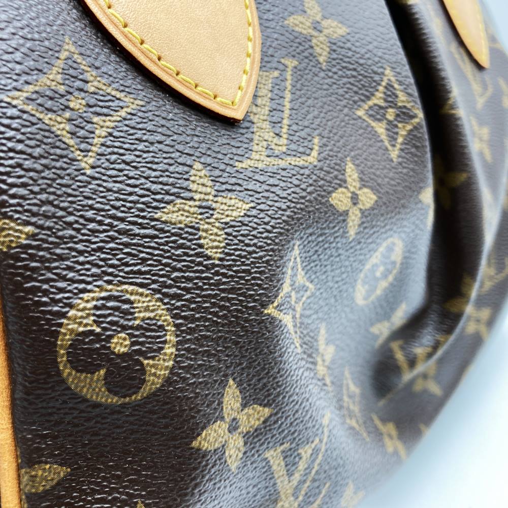 LOUIS VUITTON Tivoli PM Handbag, Monogram Canvas, Brown, M40143, Women's Fashion PRE-OWNED