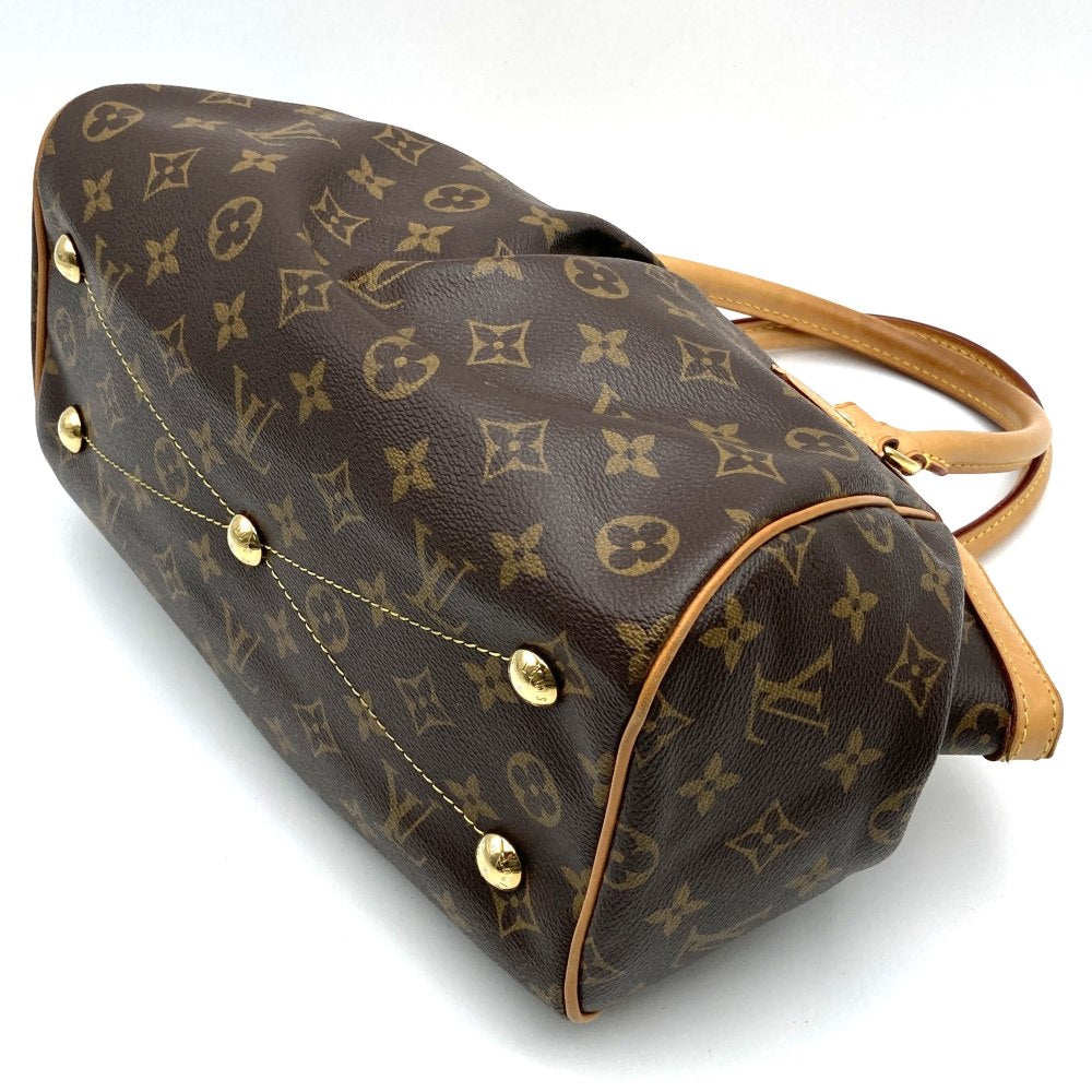 LOUIS VUITTON Tivoli PM Handbag, Monogram Canvas, Brown, M40143, Women's Fashion PRE-OWNED