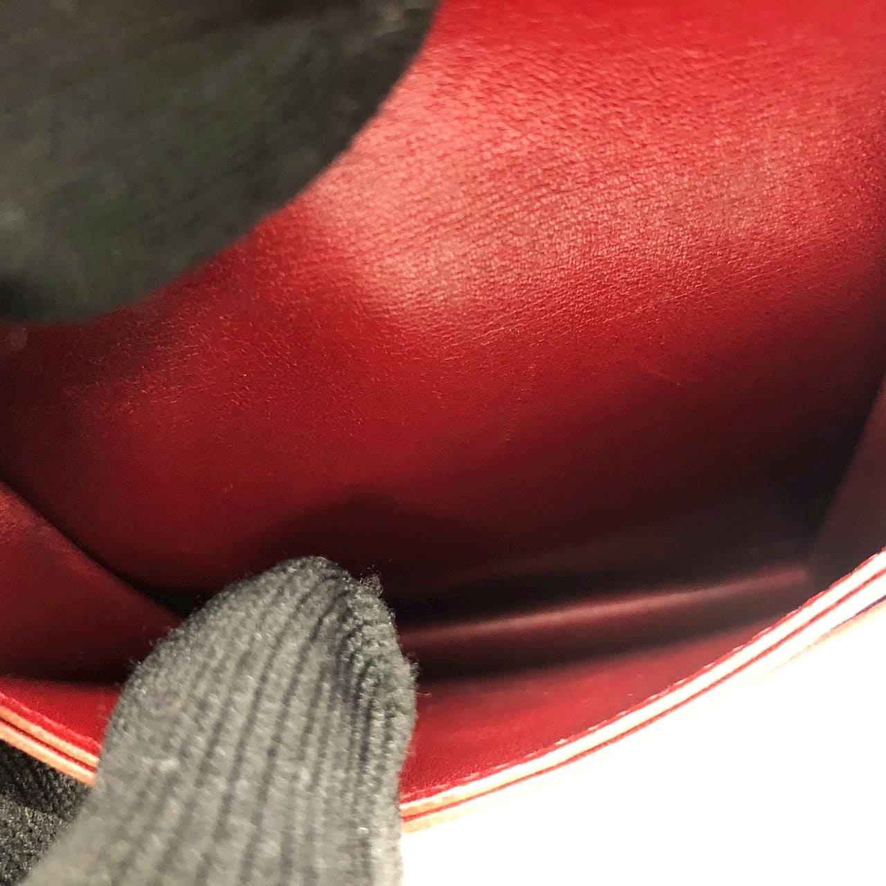 HERMES Hermes Sellier Coin Case, Small Coin Purse, Card Case, Leather, Red, Women's, Men's, Brand, Gift, PRE-OWNED