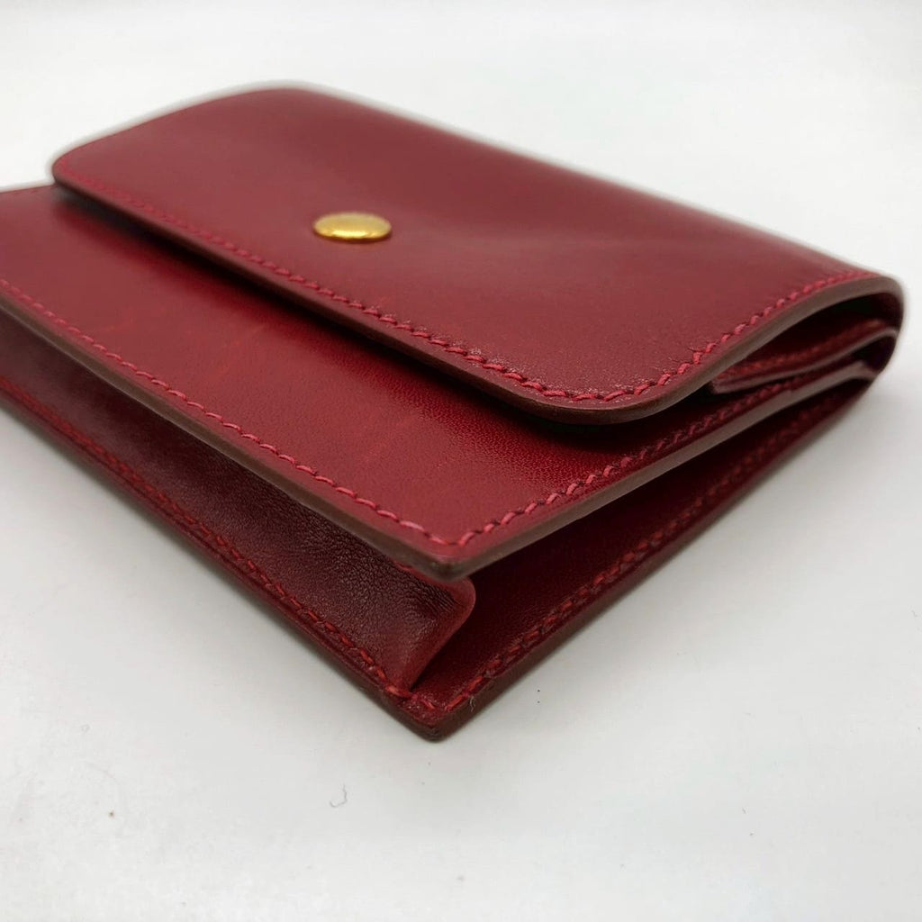 HERMES Hermes Sellier Coin Case, Small Coin Purse, Card Case, Leather, Red, Women's, Men's, Brand, Gift, PRE-OWNED