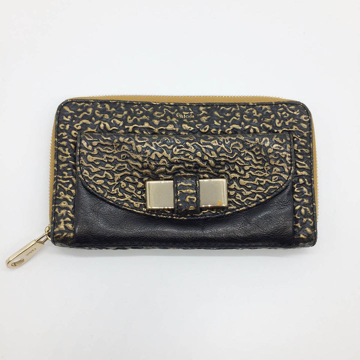 Chloe Wallet Leather Black