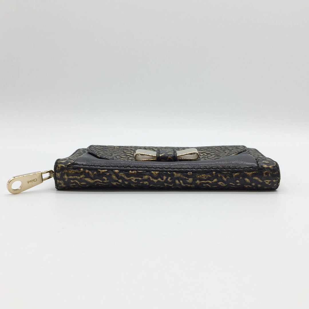 Chloe Wallet Leather Black