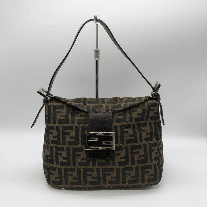 Fendi Handbags Zucca Canvas Brown