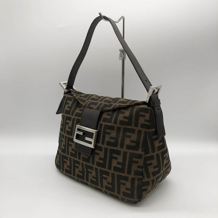 Fendi Handbags Zucca Canvas Brown