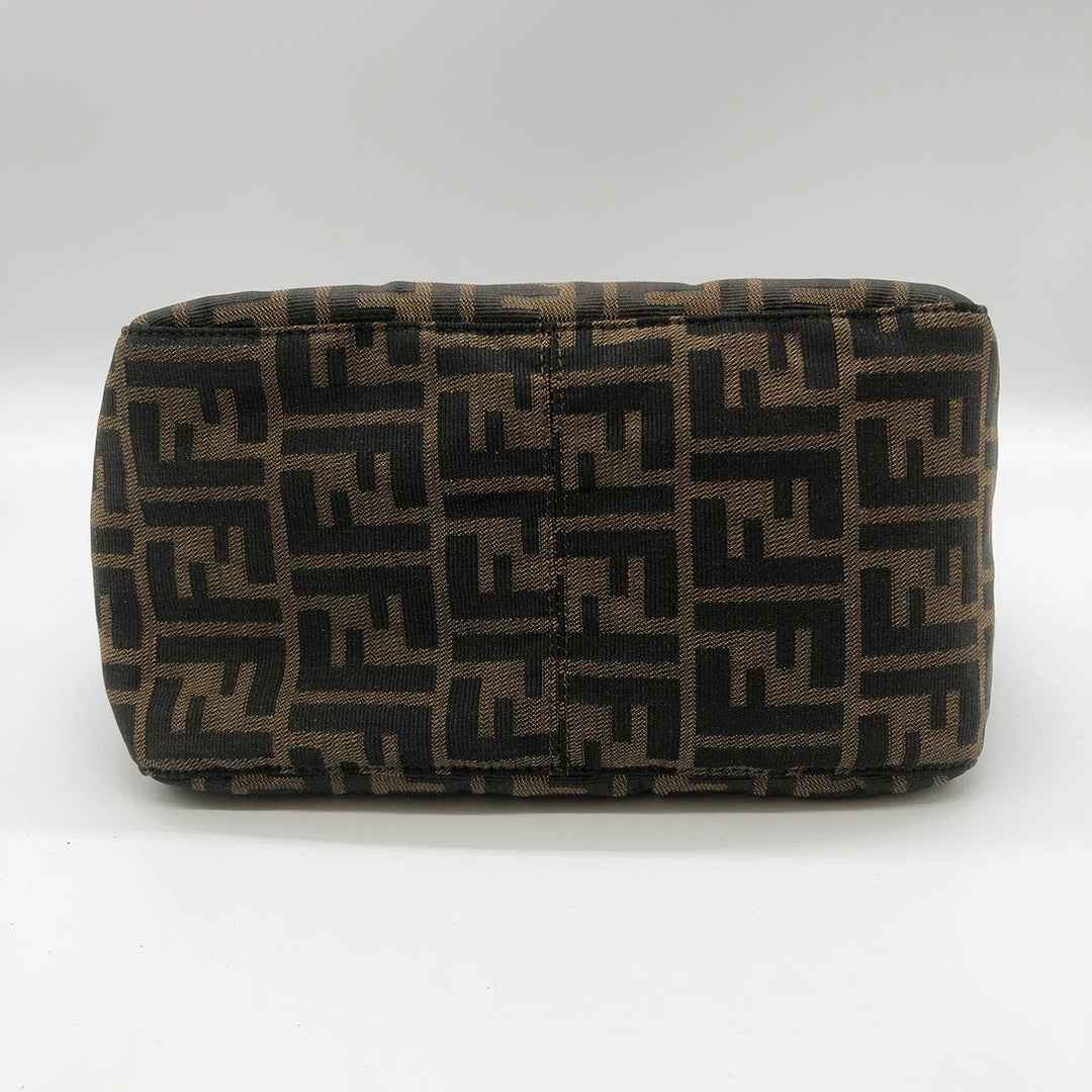 Fendi Handbags Zucca Canvas Brown