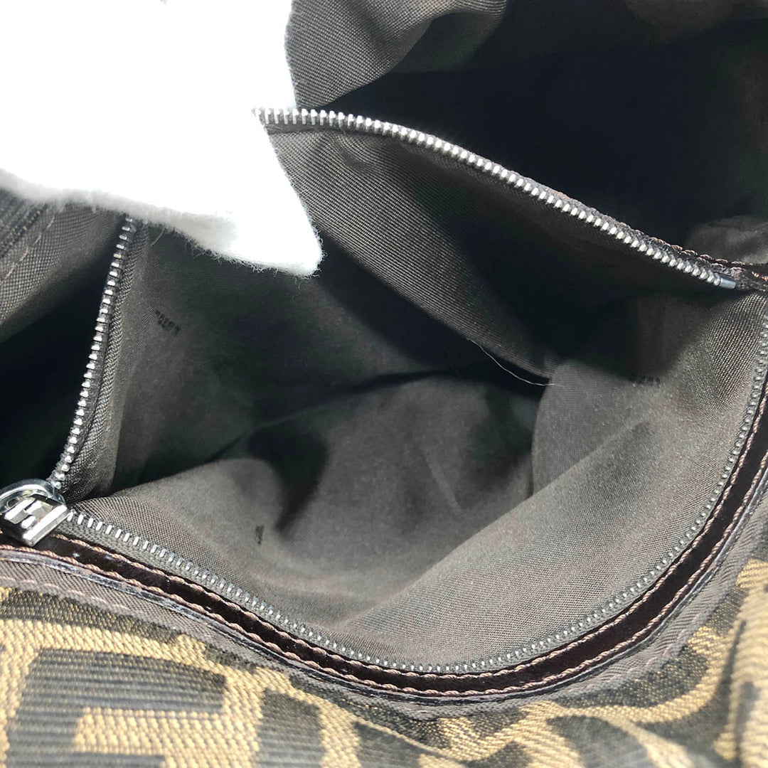 Fendi Handbags Zucca Canvas Brown