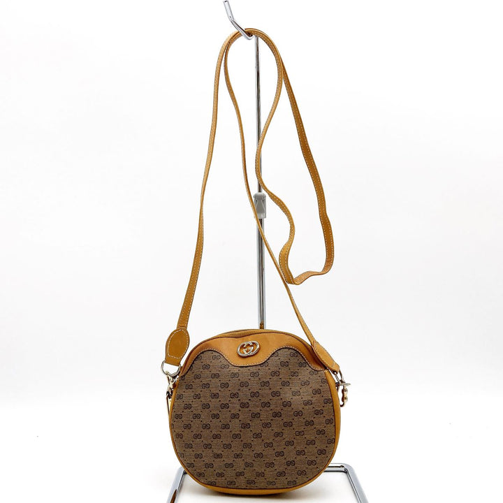 Gucci 007-400 Shoulder Bag Micro GG PVC Beige