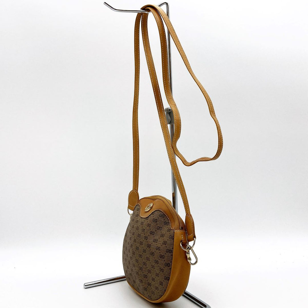 Gucci 007-400 Shoulder Bag Micro GG PVC Beige