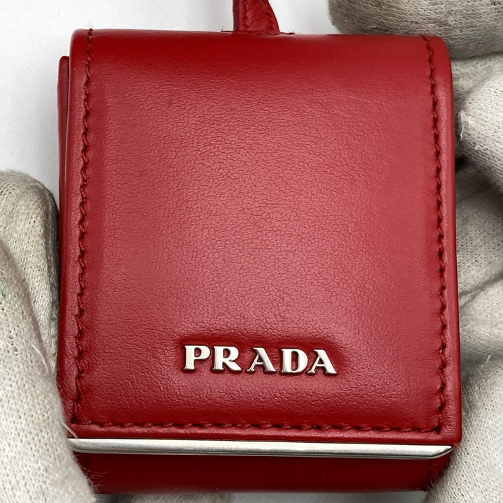 Prada Shoulder bags Pouch Leather Red