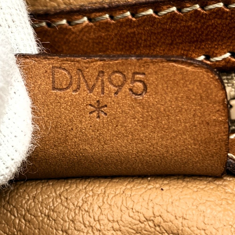 CELINE DM95 Handbag, Macadam PVC Leather, Brown, Vintage, Women's Fashion, Brand, PRE-OWNED