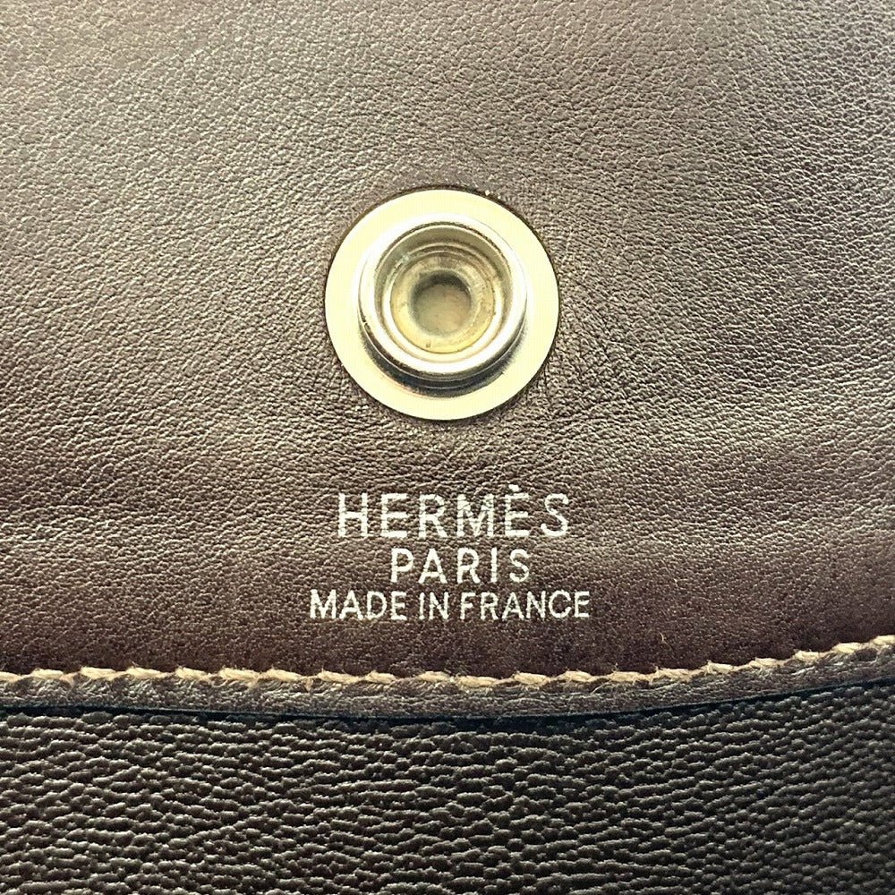 HERMES Hermès Four Tou MM Vibrato Tote Bag, □E Stamp, Business, A4 Size, Leather, Brown, Blue, Men's/Women's Fashion PRE-OWNED