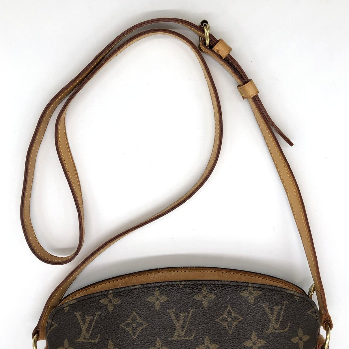 LOUIS VUITTON M51290 Druot Shoulder Bag Monogram Brown Women's Men's Vintage USED Fashion