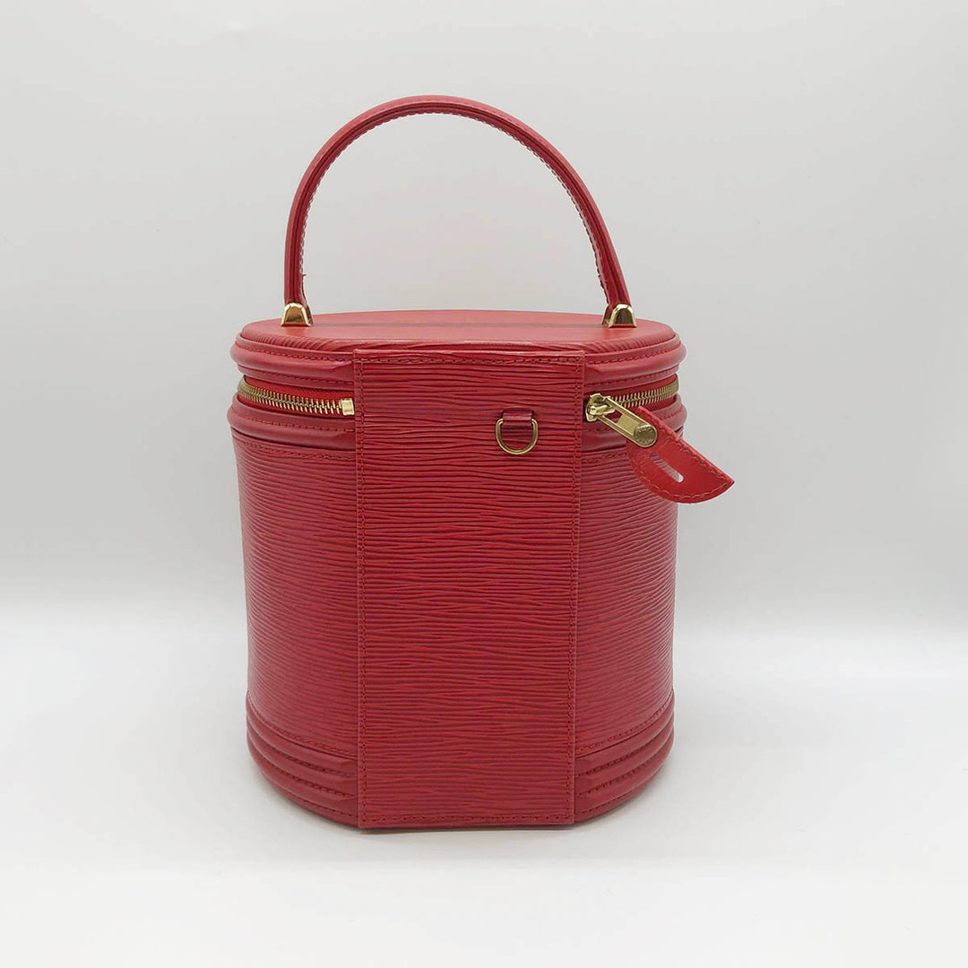 Louis Vuitton M48037 Cannes Epi Handbags Epi Castilian Red