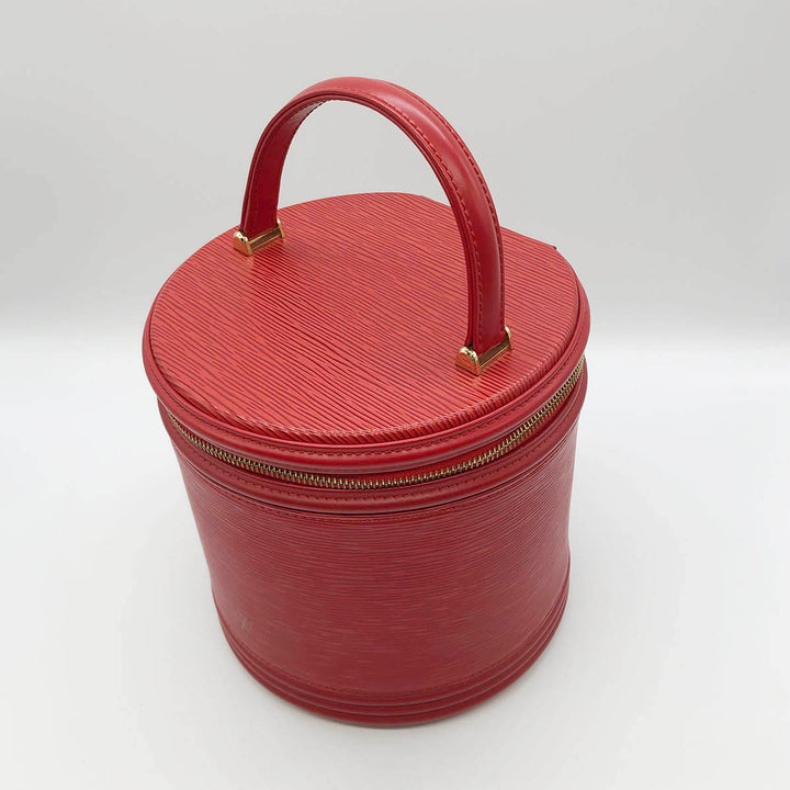 Louis Vuitton M48037 Cannes Epi Handbags Epi Castilian Red