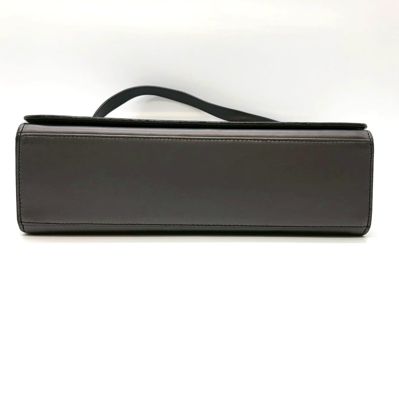 GUCCI 001 2058 Shoulder Bag, One-Shoulder, Leather, Gray, Women's