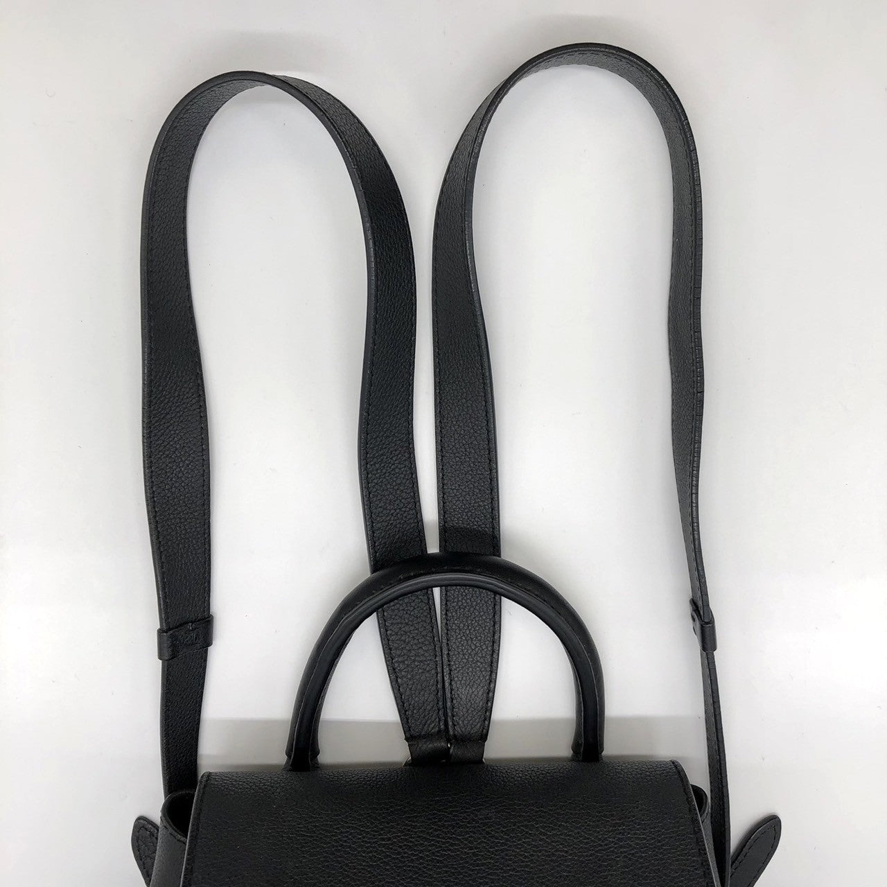 LOUIS VUITTON Lockme Backpack M41815, Black Leather, Women's