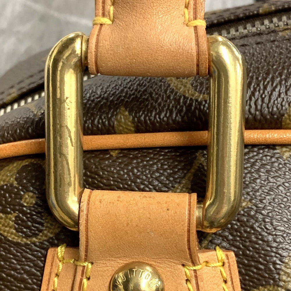 LOUIS VUITTON Manhattan GM Handbag, Monogram Canvas, Brown, M40025 PRE-OWNED