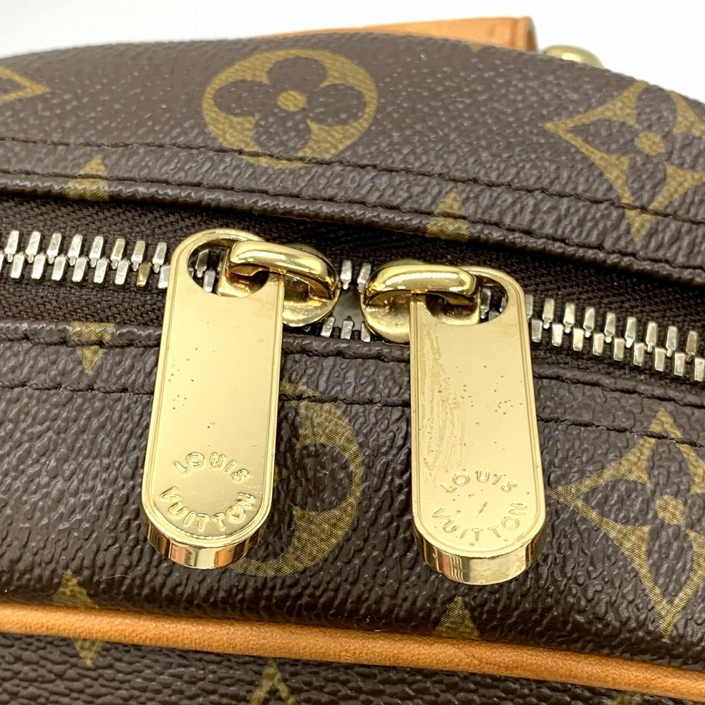 LOUIS VUITTON Manhattan GM Handbag, Monogram Canvas, Brown, M40025 PRE-OWNED