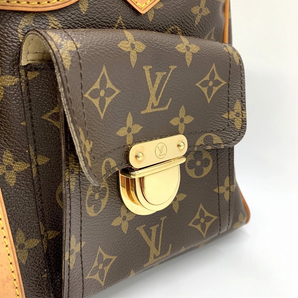 LOUIS VUITTON Manhattan GM Handbag, Monogram Canvas, Brown, M40025 PRE-OWNED