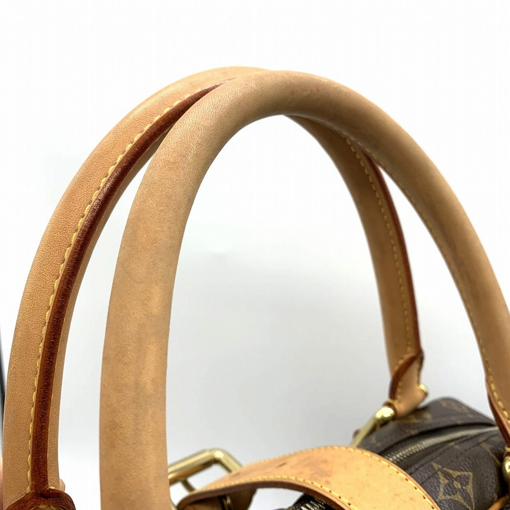 LOUIS VUITTON Manhattan GM Handbag, Monogram Canvas, Brown, M40025 PRE-OWNED