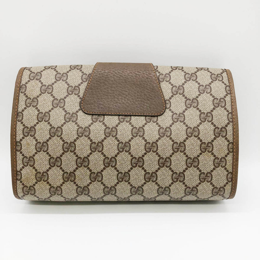 Gucci Clutch bags 89 01 030 Old Gucci Sherry Line Beige Brown系