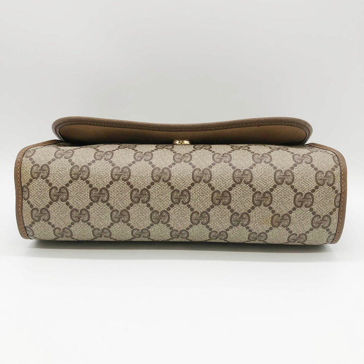Gucci Clutch bags 89 01 030 Old Gucci Sherry Line Beige Brown系