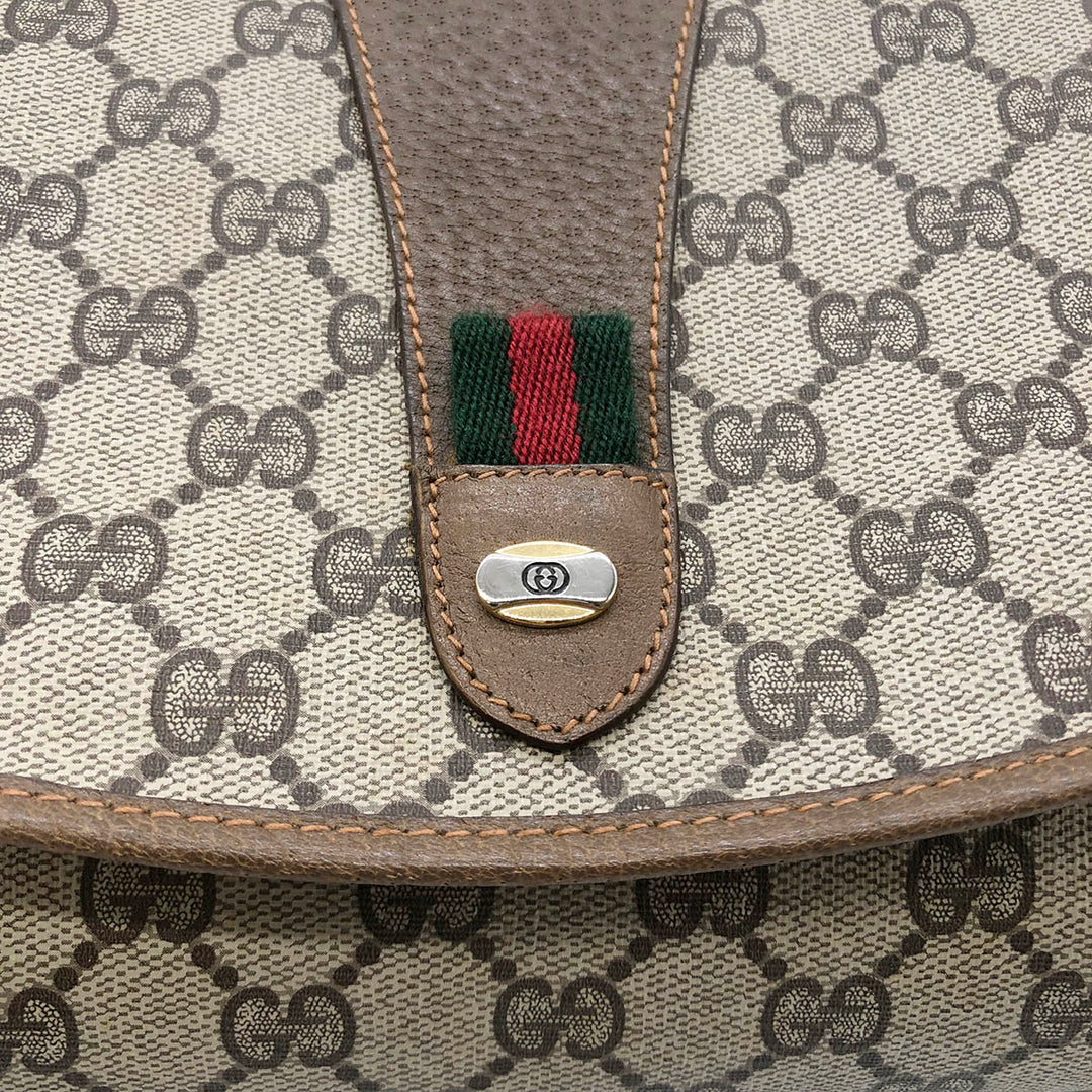 Gucci Clutch bags 89 01 030 Old Gucci Sherry Line Beige Brown系